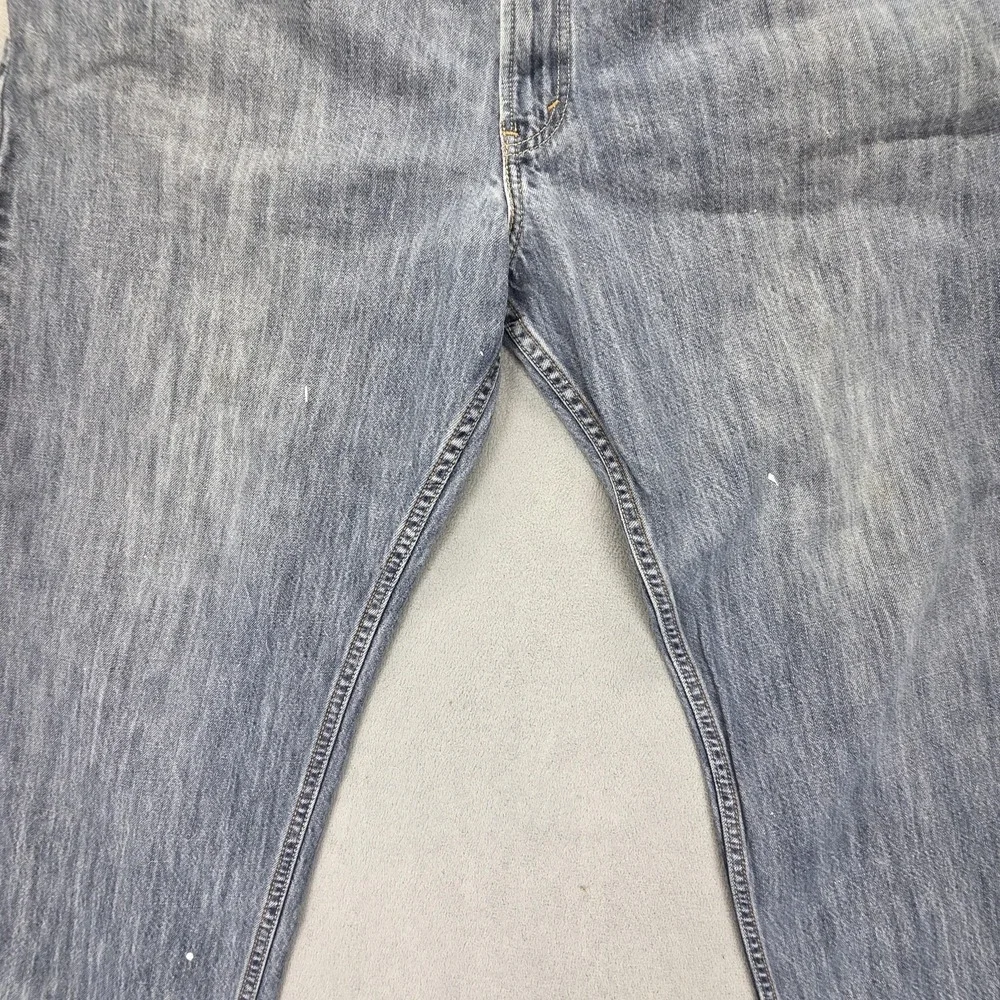 Levis 569 Jeans Mens Blue Loose Straight Relaxed Medium‎ Wash Zip Fly Fits 38x28